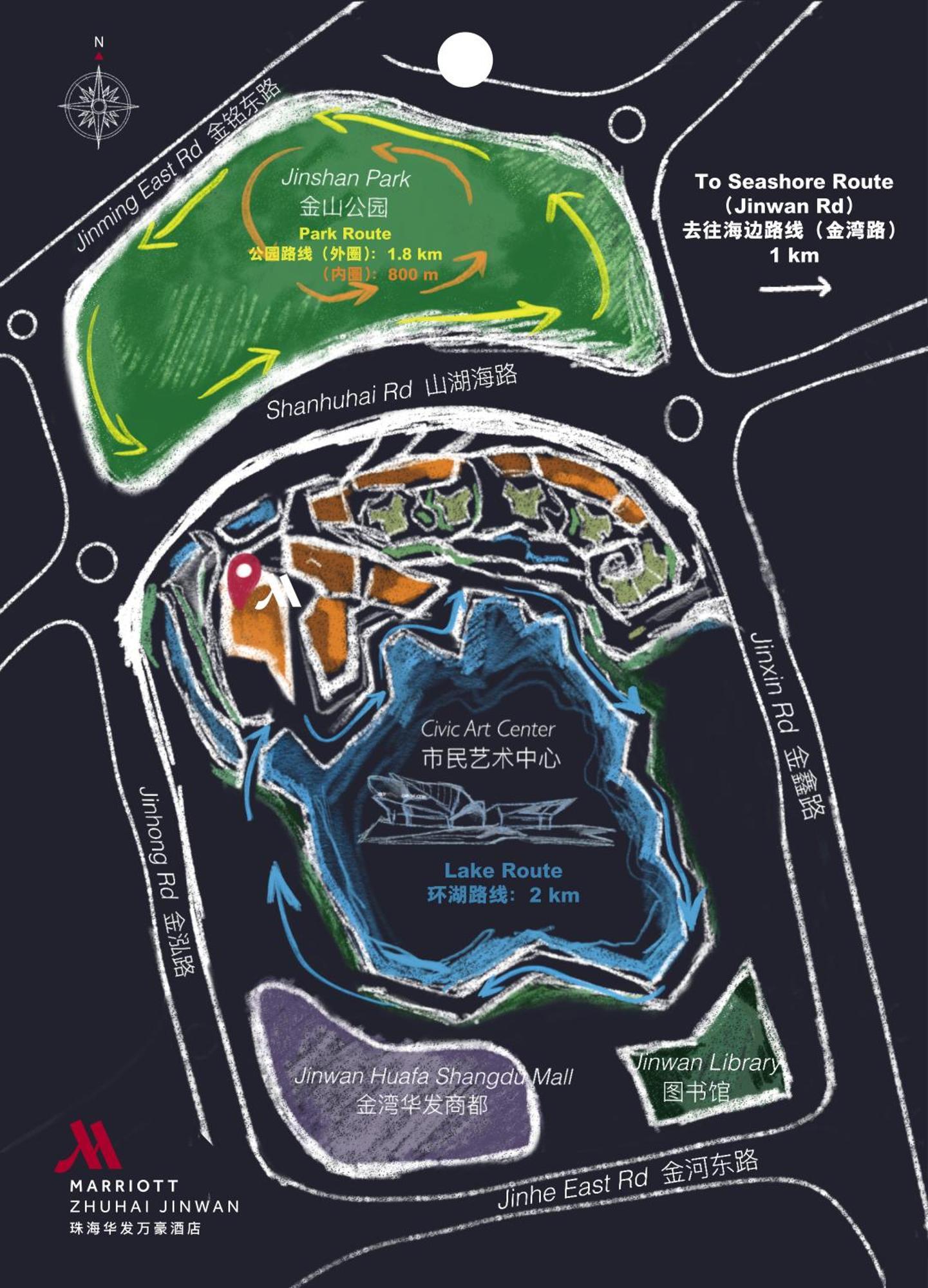 Zhuhai Marriott Hotel Jinwan Luaran gambar